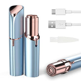 Innobeaut afeitador facial en formato lápiz labial, diseño compacto para uso diario.