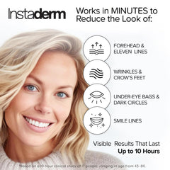 Crème hydratante Instaderm yeux – packaging prêt pour l’application quotidienne