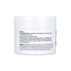 Instant Control Edge & Braid Gel es soluble en agua para retiro fácil.