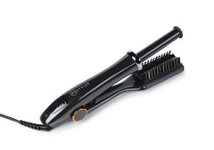 InStyler MAX barra rotativa con turmalina cerámica para un acabado suave.