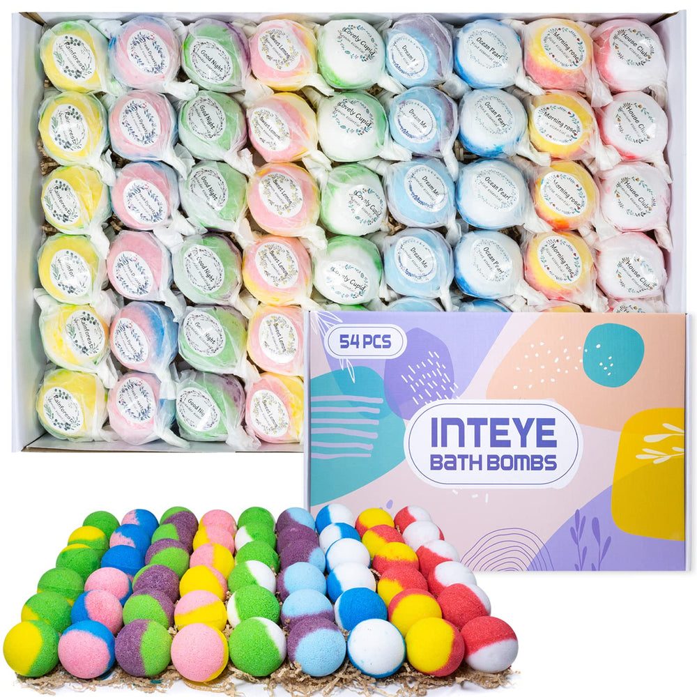 Bombas de Baño INTEYE Luxury Set envueltas en kraft para regalo spa