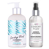IntiMD Coochy Plus intimate shaving cream tube shows silky glide and hydration benefits