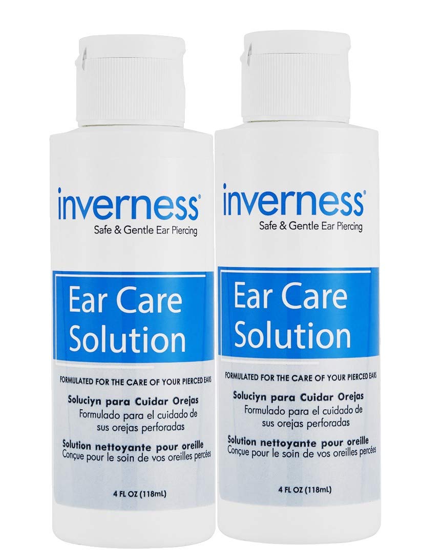 Inverness: botella frontal de cuidado suave para perforaciones nuevas.