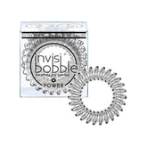 invisibobble Potencia espiral cristal claro, sujeción firme para cabello abundante durante entrenamientos
