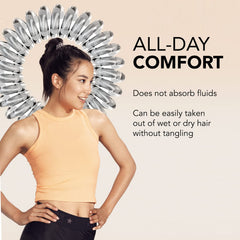 invisibobble Power Traceless espiral cristal claro, diseño que evita nudos durante actividades