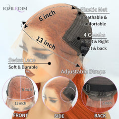 Nudos descoloridos y bordes precortados IOHLRDIM para línea de cabello natural
