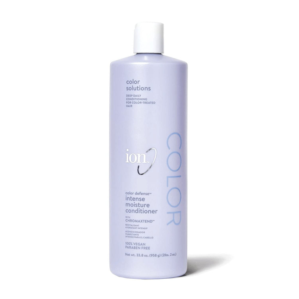 ion acondicionador de hidratación intensa en botella, mantiene color y cabello suave