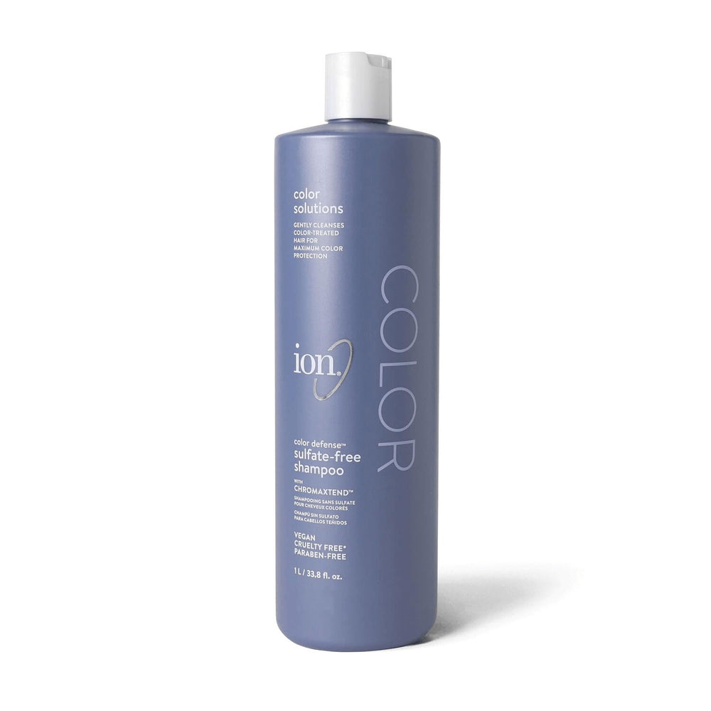 Ion Color Defense champú sin sulfatos para cabello teñido, protege el color y aporta brillo.