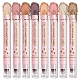 IONSGAKO conjunto de sombras en lapiz, 8 colores para looks versátiles y fáciles de crear.