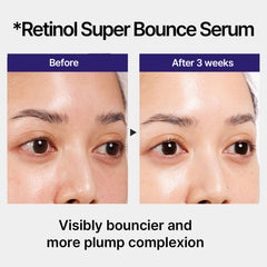 IOPE Retinol Super Bounce Suero, aplicación facial suave para piel tono uniforme y vibrante