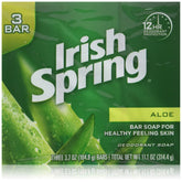 Irish Spring Jabon Aloe 3.75oz barra: aroma vigorizante para empezar el dia.