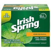 Irish Spring Original barra desodorante frente, aroma fresco para empezar el día