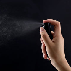 IRON BILL atomizador portátil 8 ml negro mate, vista lateral elegante.