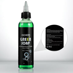 iseheri green soap applied to skin before tattoo offers smooth cleansing and prepping.
