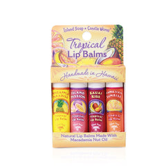 Bálsamo Island Soap & Candle Works en empaque compacto para llevar.