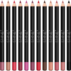 IS'MINE lápiz delineador labial mate con 12 colores, definición duradera.