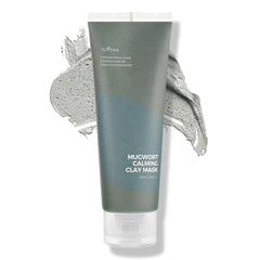 IsNtree Mascarilla Arcilla Mugwort Calma, envase práctico para limpieza suave de poros