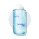 ISNTREE Toner: botella en primer plano para hidratación suave y rápida