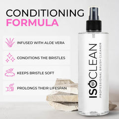 ISOCLEAN con Aloe Vera cuida pinceles y suaviza las cerdas