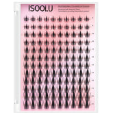 ISOOLU kit de racimos Manga para crear looks completos de pestañas.