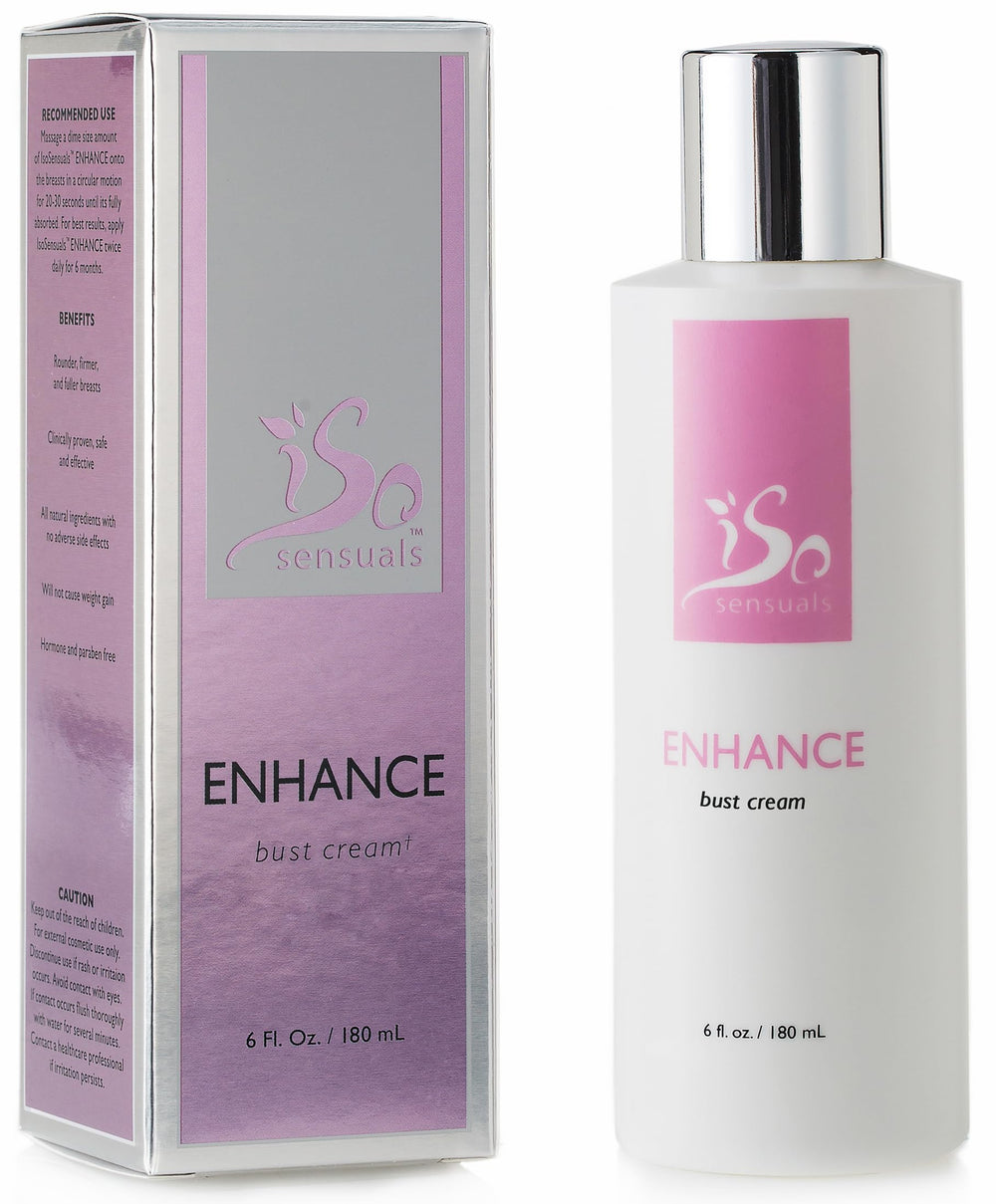 IsoSensuals ENHANCE: botella de crema para lift y firmeza del busto.