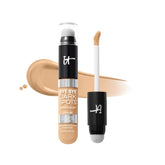 IT Cosmetics Bye Bye Dark Spots en envase compacto para uso diario y fácil transporte.