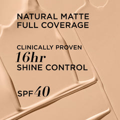Cobertura total de IT Cosmetics CC+ Crema Natural Mate corrige tono sin aspecto máscara.
