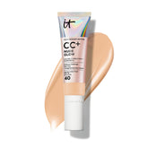 It Cosmetics CC+ Nude Glow, botella; brillo suave para piel radiante diaria.
