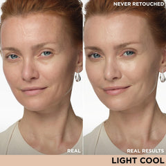 IT Cosmetics CC+ Nude Glow, enfoque brillo-natural, piel iluminada y tono más uniforme.