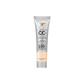 IT Cosmetics CC+ Cream de viaje, botella frontal, acabado natural con SPF 50+ para piel radiante.