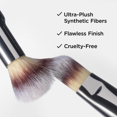 IT Cosmetics Heavenly Luxe Dual Airbrush Concealer Brush #2, extremo redondo para suavizar imperfecciones.