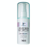 IT Cosmetics Your Skin But Better Setting Spray pulverizador, fija maquillaje y controla brillos.