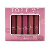 Italia Deluxe Set de labiales mousse matte con empaque elegante para regalo