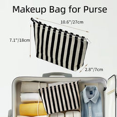 Itgowisa bolso maquillaje capacidad amplia: espacio para brochas y botellas.