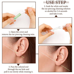Uso sencillo con extremo verde para perforaciones.