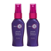 It's a 10 Haircare Miracle Leave-In, botella de 2 oz para cuidado diario.