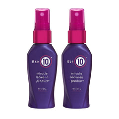 It's a 10 Haircare Miracle Leave-In, botella de 2 oz para cuidado diario.