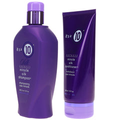 Its a 10 Haircare Après-Shampoing Silk Express en flacon, démêle et adoucit les longueurs.
