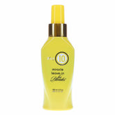 Its a 10 Haircare Blonde Miracle Leave-In, botella con tratamiento ligero para brillo dorado.