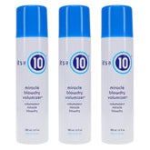 Its a 10 Haircare Miracle Blowdry Volumizer pack de 3 bouteilles prêt à l emploi pour volume durable