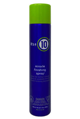 Miracle Finishing Spray de It's a 10 Haircare, botella para acabado pulido y brillo duradero.