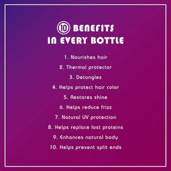 It's a 10 Haircare Miracle Leave-In protège les cheveux contre la décoloration et les UV.