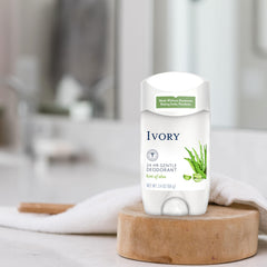 Ivory desodorante coco, ingredientes con sal del Mar Muerto para 24 horas de protección.