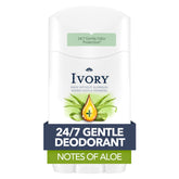 Ivory desodorante sin aluminio, notas de aloe para frescura duradera
