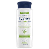 Ivory gel de ducha Aloe en frasco, limpieza suave y agradable.