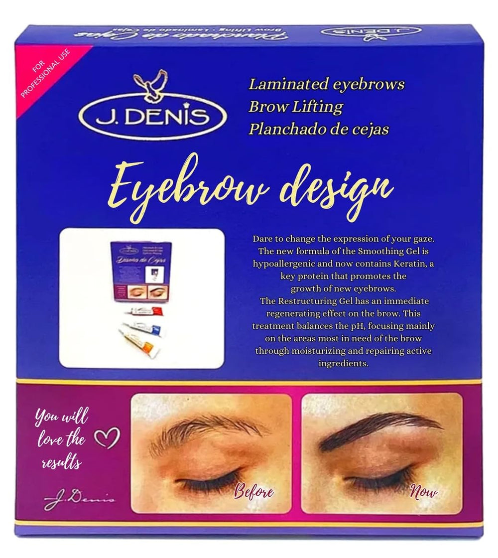 Kit J. Denis: diseño de cejas con lifting para definición suave y natural
