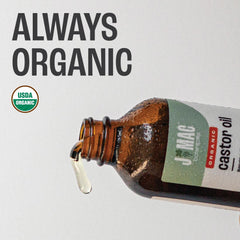 J MAC BOTANICALS aceite de ricino sin cuentagotas para mayor control