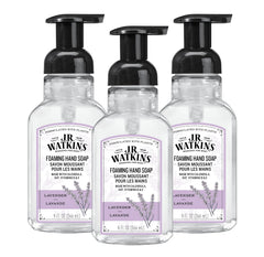 J.R. Watkins dispensador Lavanda, jabón espuma suave para uso diario.