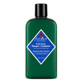Jack Black Double-Header Shampooing bouteille montrant un soin léger purifiant le cuir chevelu.
