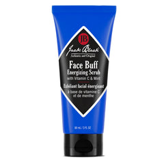 Jack Black Face Buff: botella, exfoliante suave para un afeitado cómodo.